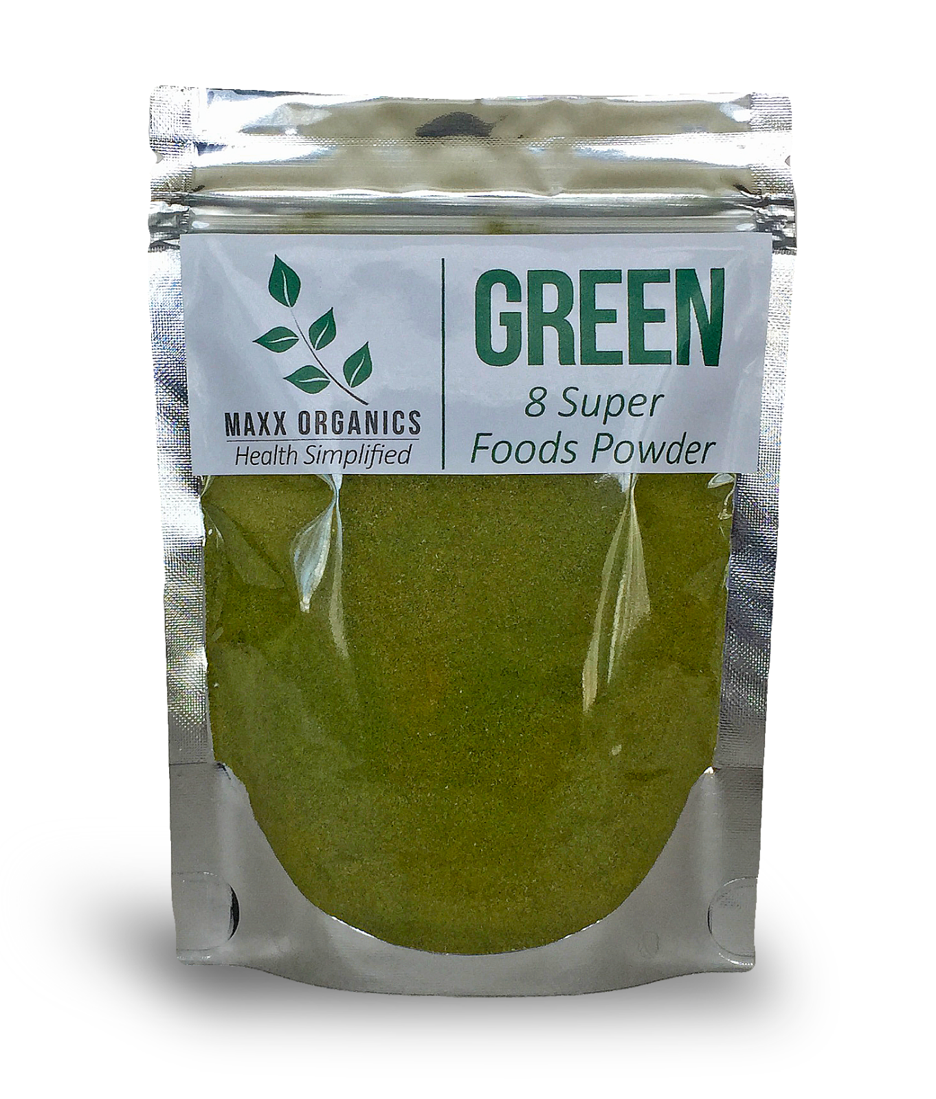 MAXX Organics 8 SUPER FOODS POWDER 30 Day Supply Compare to Organifi Green Juice