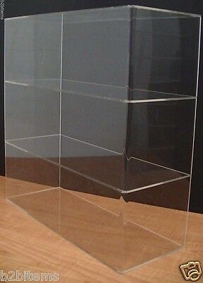 Ds-acrylic Counter Top Display Case 16" X 6" X 16" Show Case Cabinet Shelves