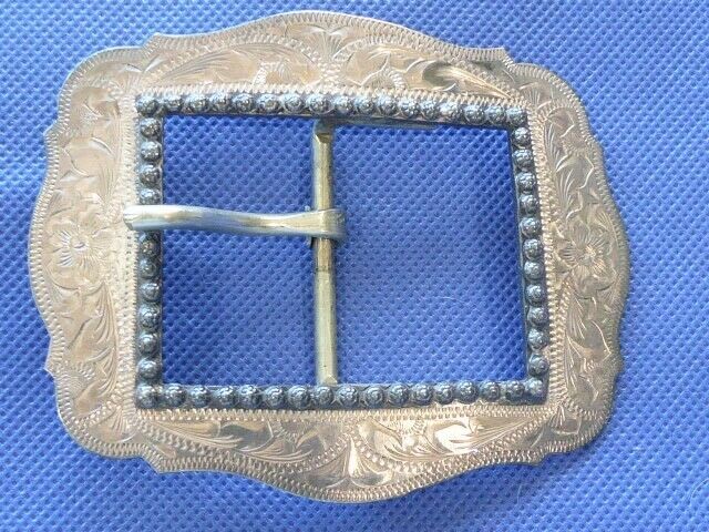 VINTAGE SIGNED OLD MEXICAN HAND MADE STERLING SILVER 3 1/2