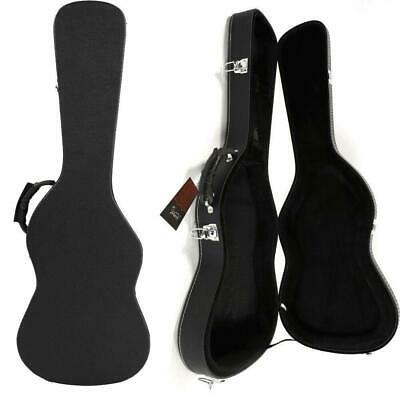 High Quality Microgroove Leather ST Electric Guitar Hard Shell Case Black