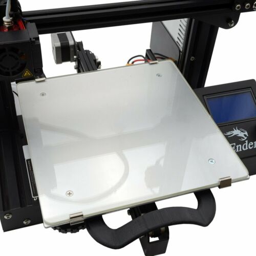 235x235mm Boro Glass Bed For Creality Ender 3 3d Printer + Swiss Mounting Clips