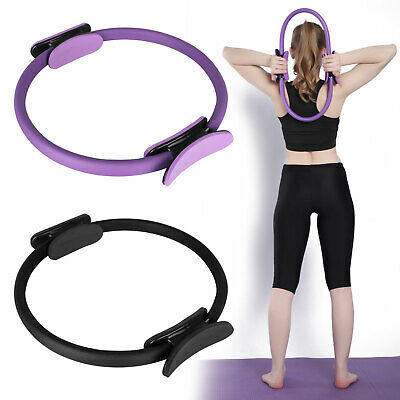 Pilates Ring Yoga Circle Fitness Body Exercise Home Dual Grip Magic Trainer Tool