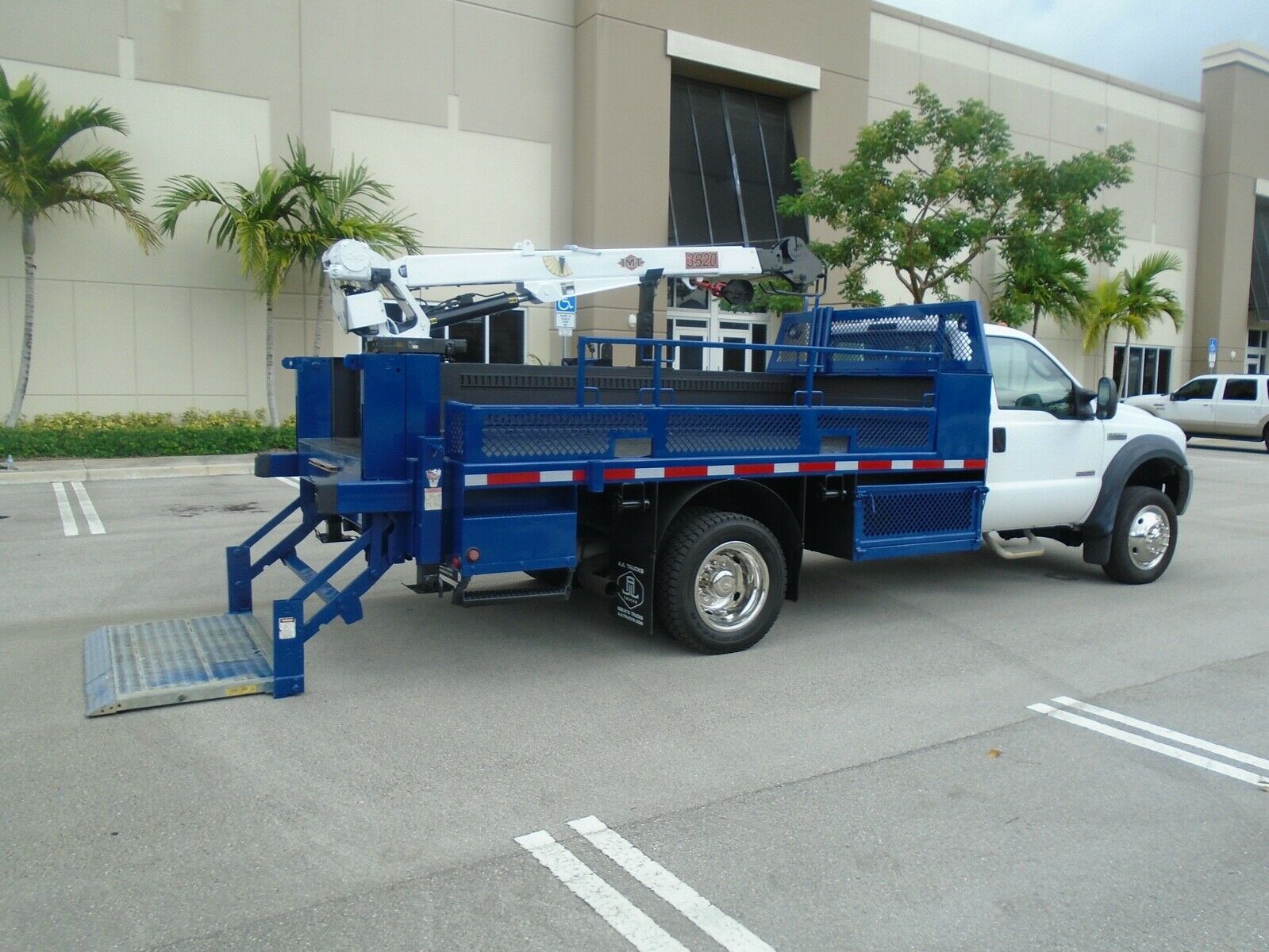 Ford F550 Diesel Utility Service Mechanics Propane Truck Imt 7,500 Lbs Crane