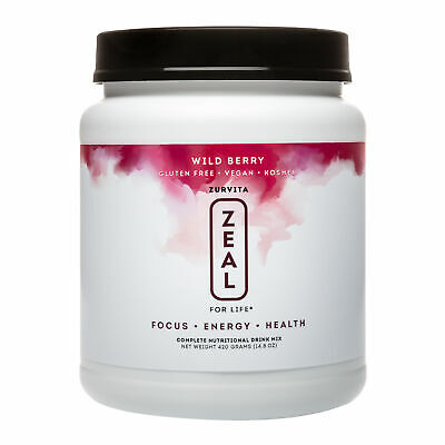 Zurvita- Zeal For Life- 30-day Wellness Canister- Wild Berry