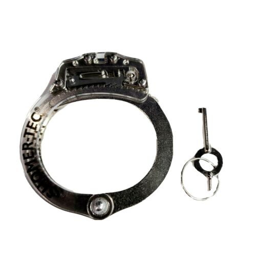 Clear handcuff Cutaway Training Tool Practice See Through Trainer