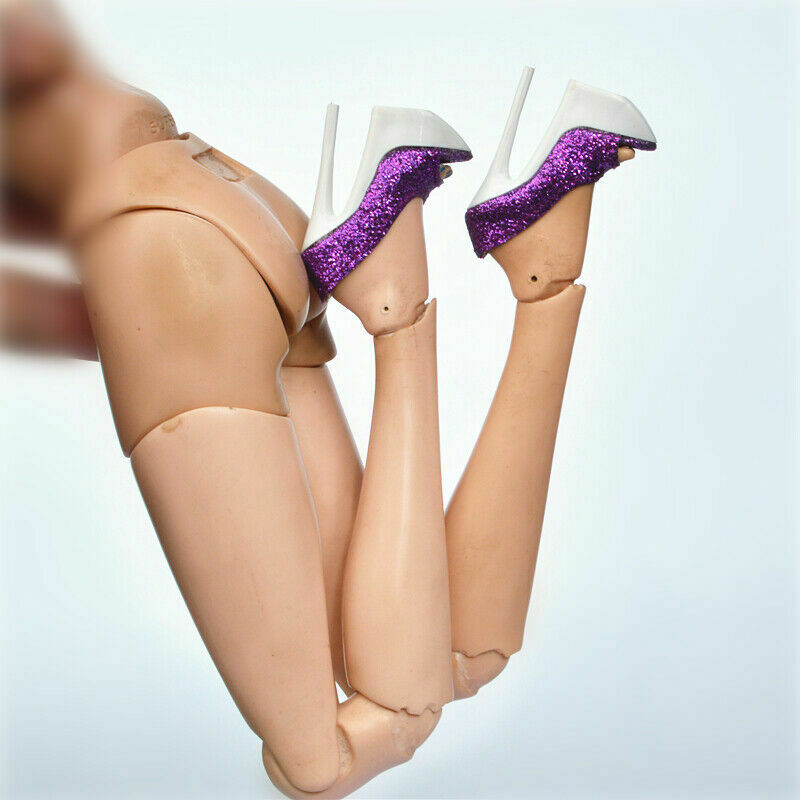 Sybarite Superdoll Shoes Superfrock 16" Ooak Resin Doll Metallic Purple 08