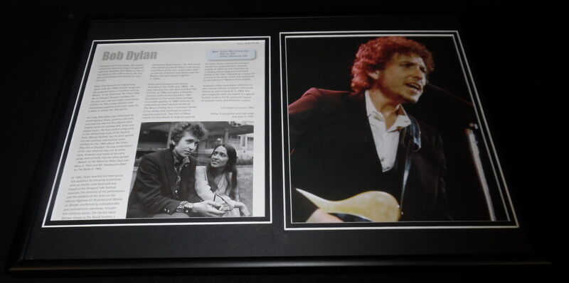 Bob Dylan Framed 12x18 Photo Display