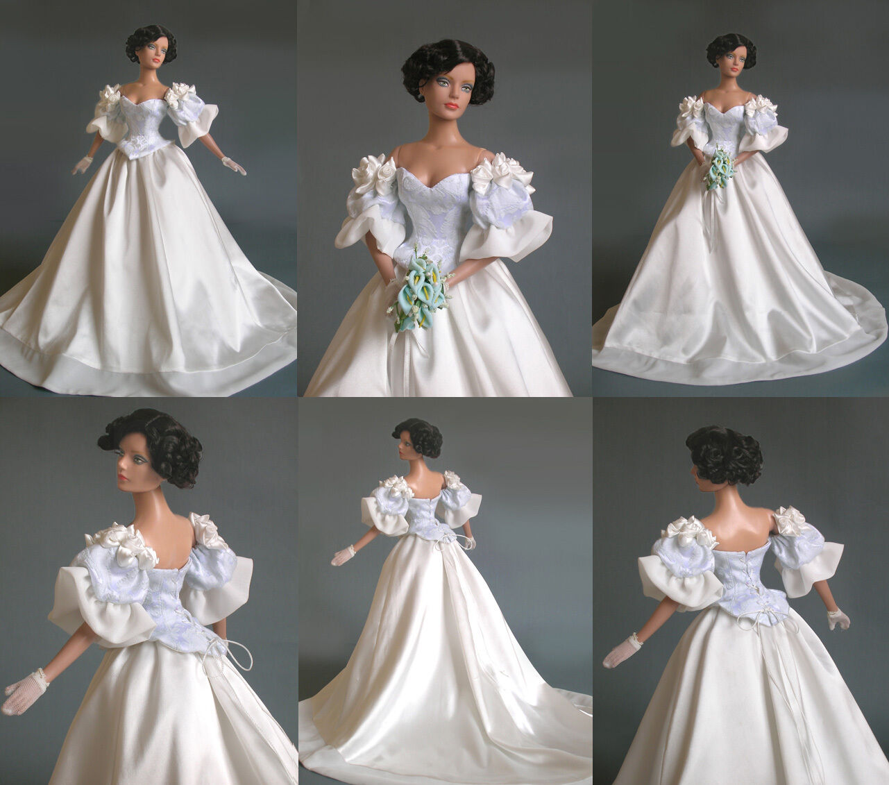 Sherry  Wedding dress for Sybarite/Tyler/Fashion Royalty Poppy Parker Doll TYO2