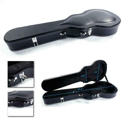 New Bulge Surface Electric Guitar Hard Shell Case Black