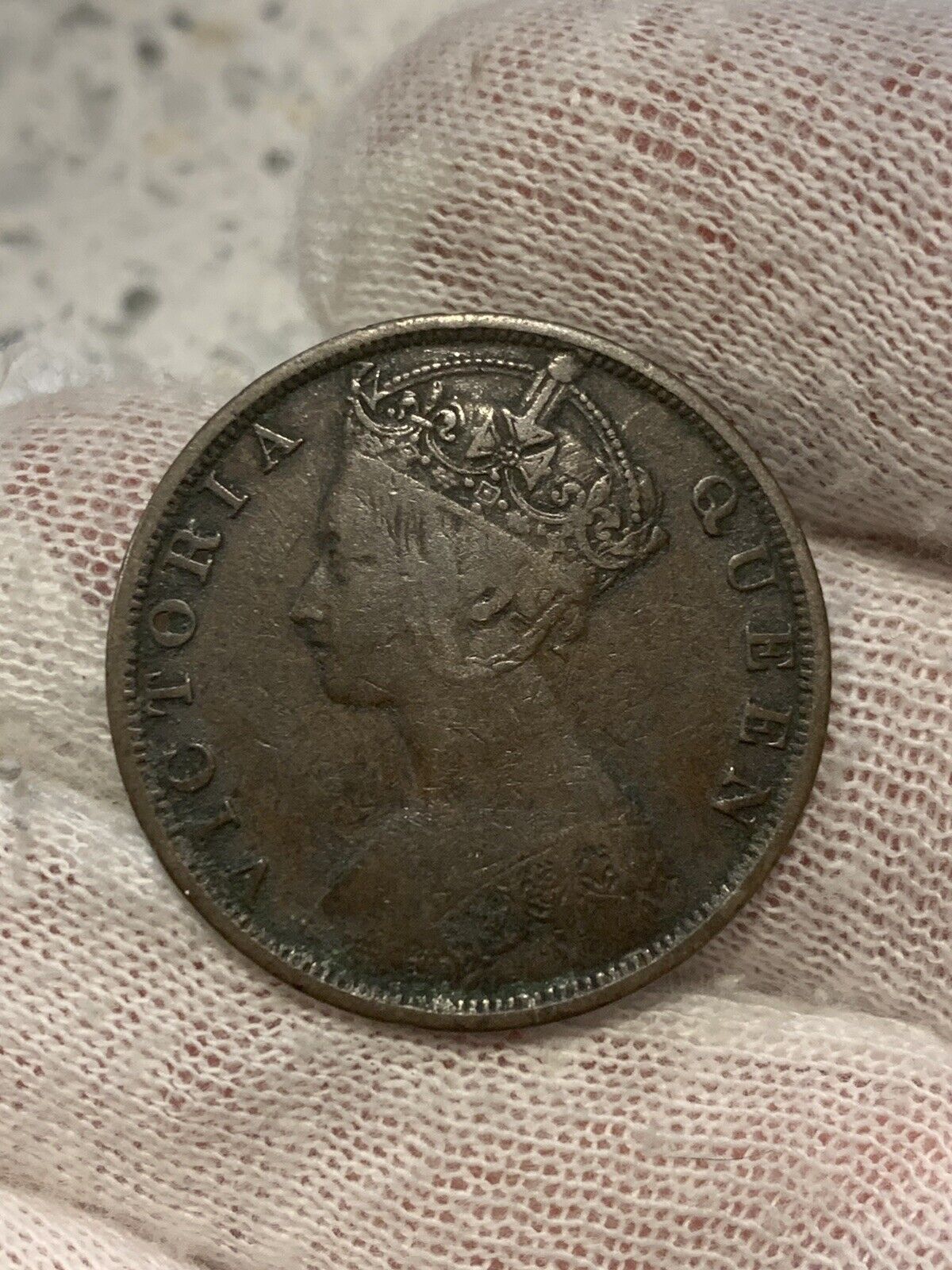 1881 Hong Kong Cent Queen Victoria - Combined shipping! A375