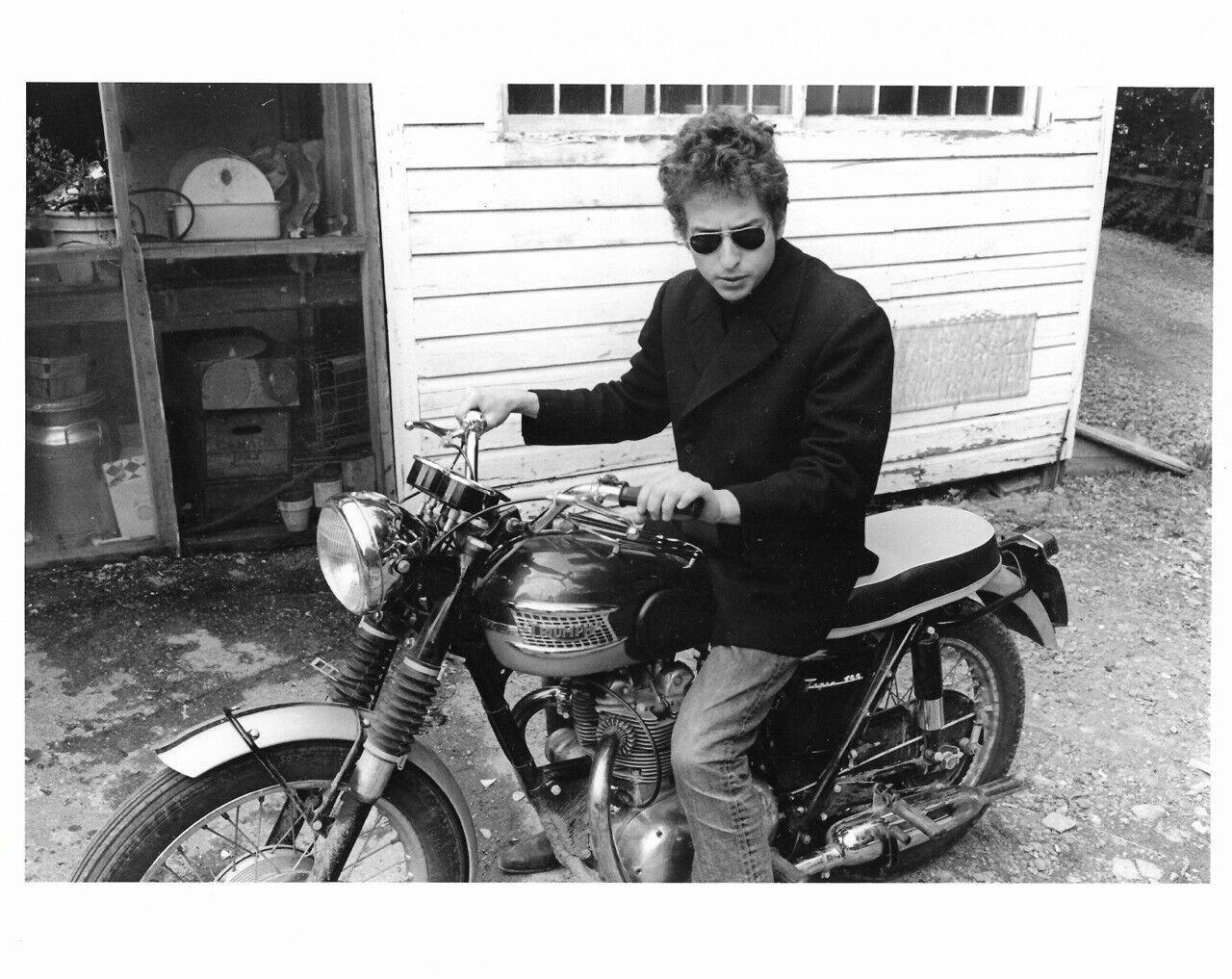 2003 & (1964) Vintage Photograph Bob Dylan - Stamped Douglas R. Gilbert