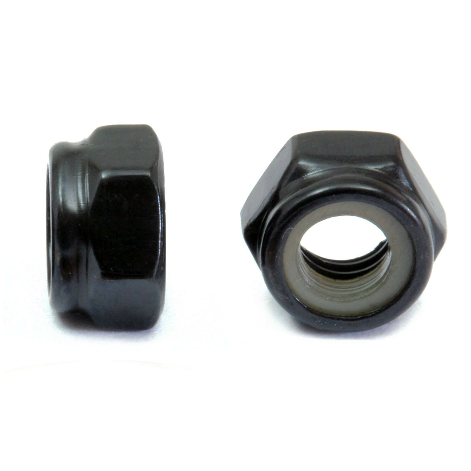 Steel Nylon Insert Hex Lock Nut #2-56 - 3/8-16 (4-40 6-32 #8 10-32 10-24 1/4-20