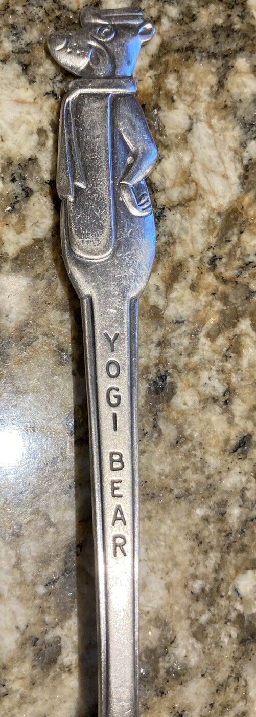 Yogi Bear Spoon Old Company Plate Is, 6" Long, Vintage